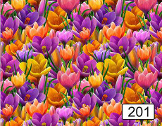 Профнастил с цветами тюльпаны, артикул 201