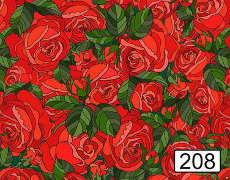 Профлист с цветами розы, артикул 208