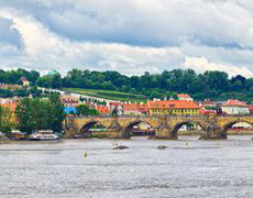 Панорама Прага. Карлов мост ширина 11.55 м 10 листов (Артикул 620)