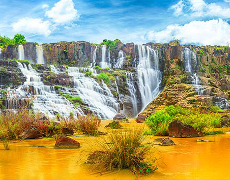 Панорама Водопад. Вьетнам ширина 6.95 м 6 листов (Артикул 604)